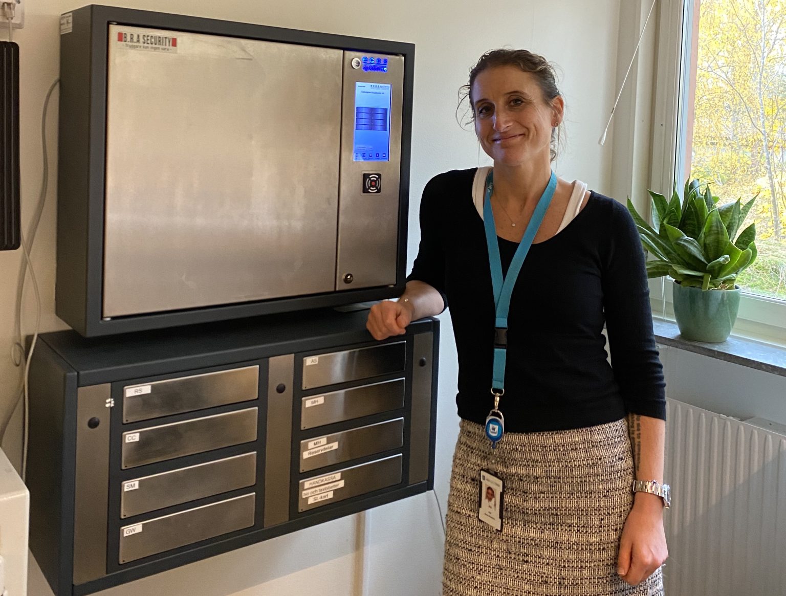 Elektronisk nøkkelskap hos Lidingö stad
